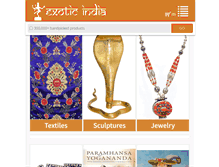 Tablet Screenshot of exoticindia.com